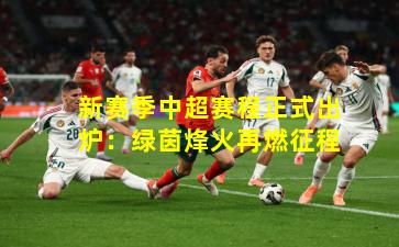 新赛季中超赛程正式出炉:绿茵烽火再燃征程