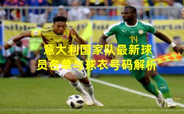 意大利国家队最新球员名单与球衣号码解析